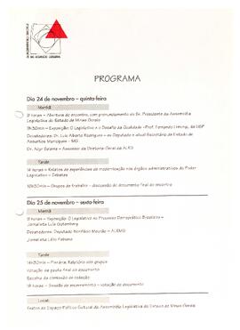 1º Encontro Técnico Administrativo das Assembleias Legislativas