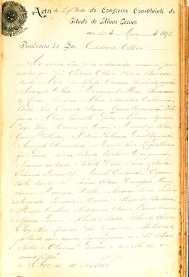 Ata da 24ª Sessão do Congresso Constituinte do Estado de Minas Gerais